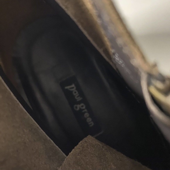 Paul Green Capshaw Bootie Ankle Boot Suede Round Toe Buckle Zip 7.5 UK 1… - Picture 8 of 9